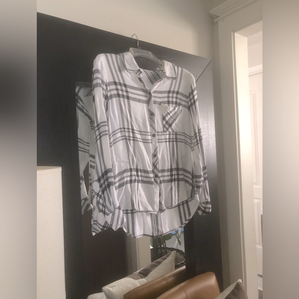 Rails Button Up Long Sleeve Flannel - image 1